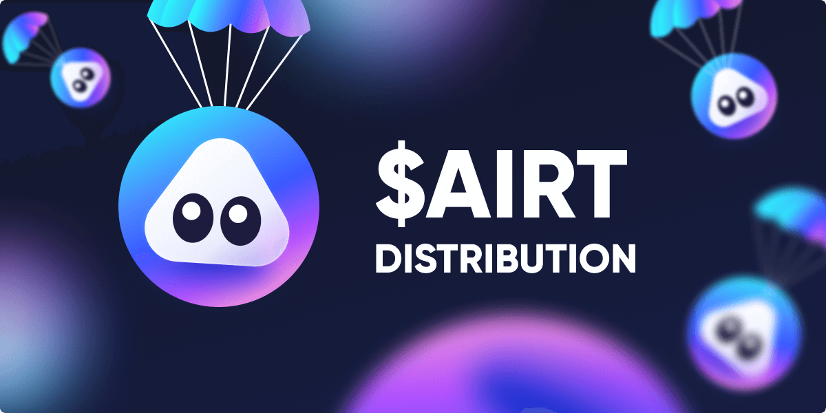 AIRT token reward distributio article cover