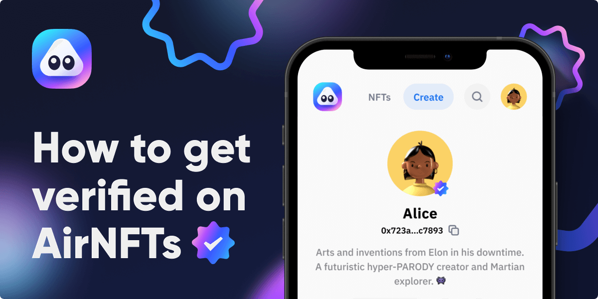 How to get verified on AirNFTs