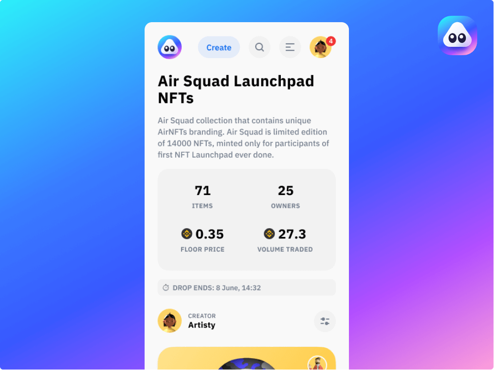 Air Squad Launchpad NFTs