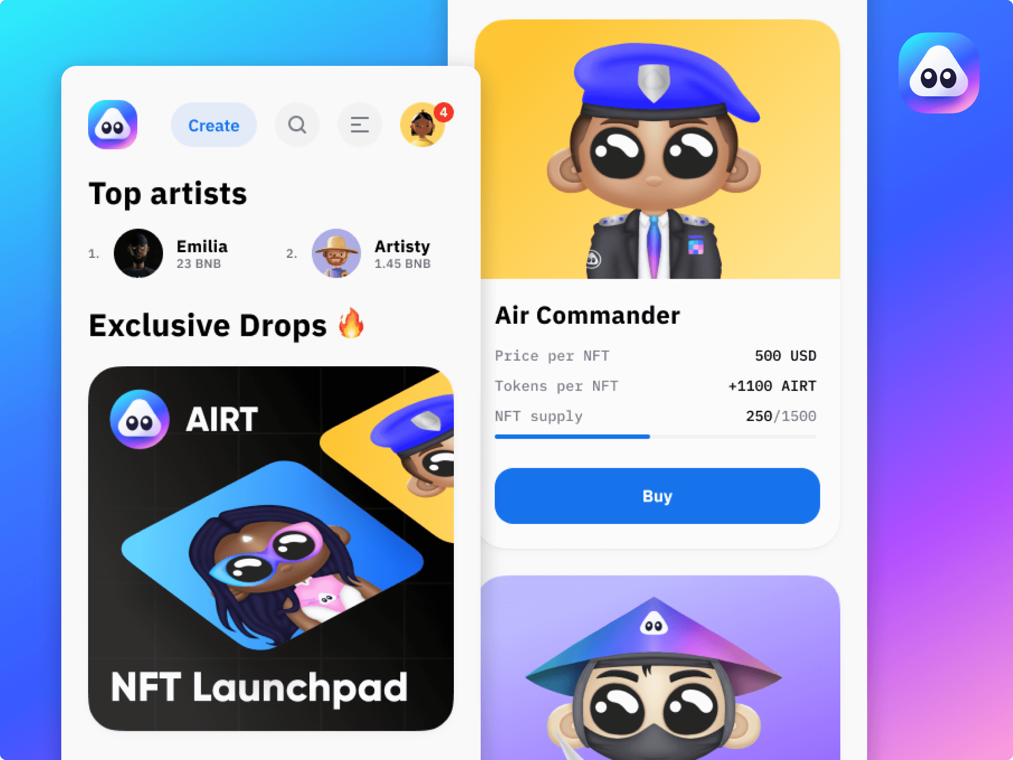NFT launchpads
