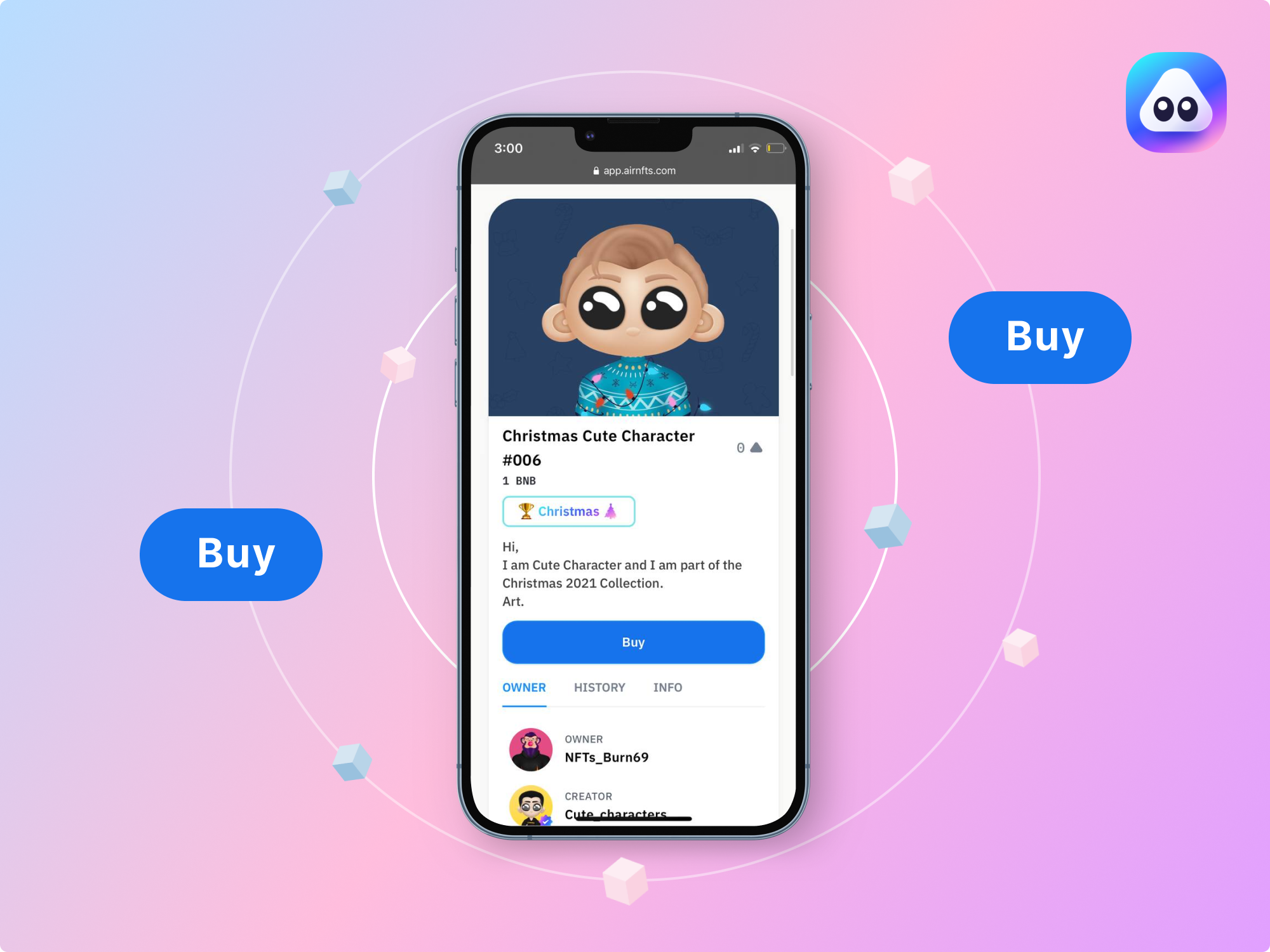 Buy NFTs on AirNFTs : Step 5