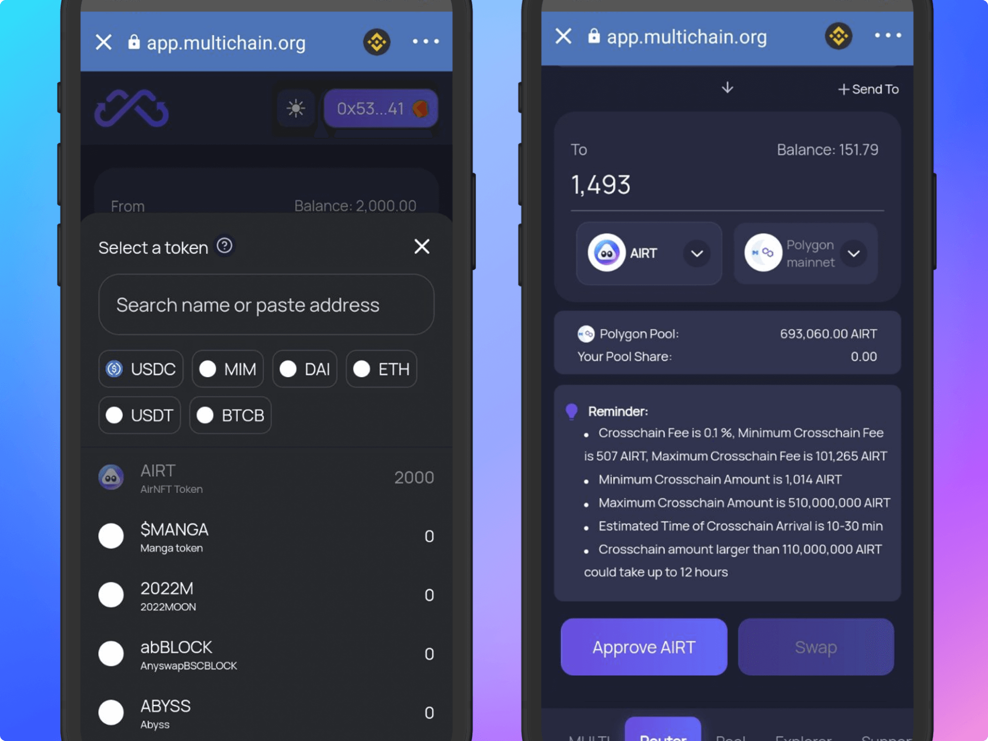 How does Multichain work : Step 2