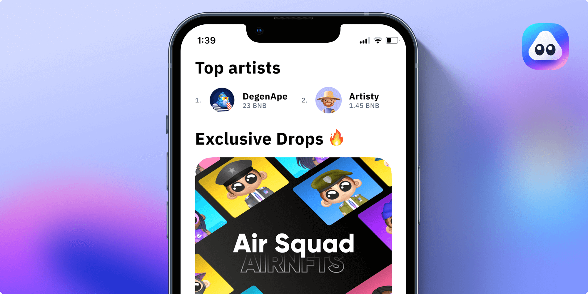 AirNFTs Mobile app development (Android/iOS)