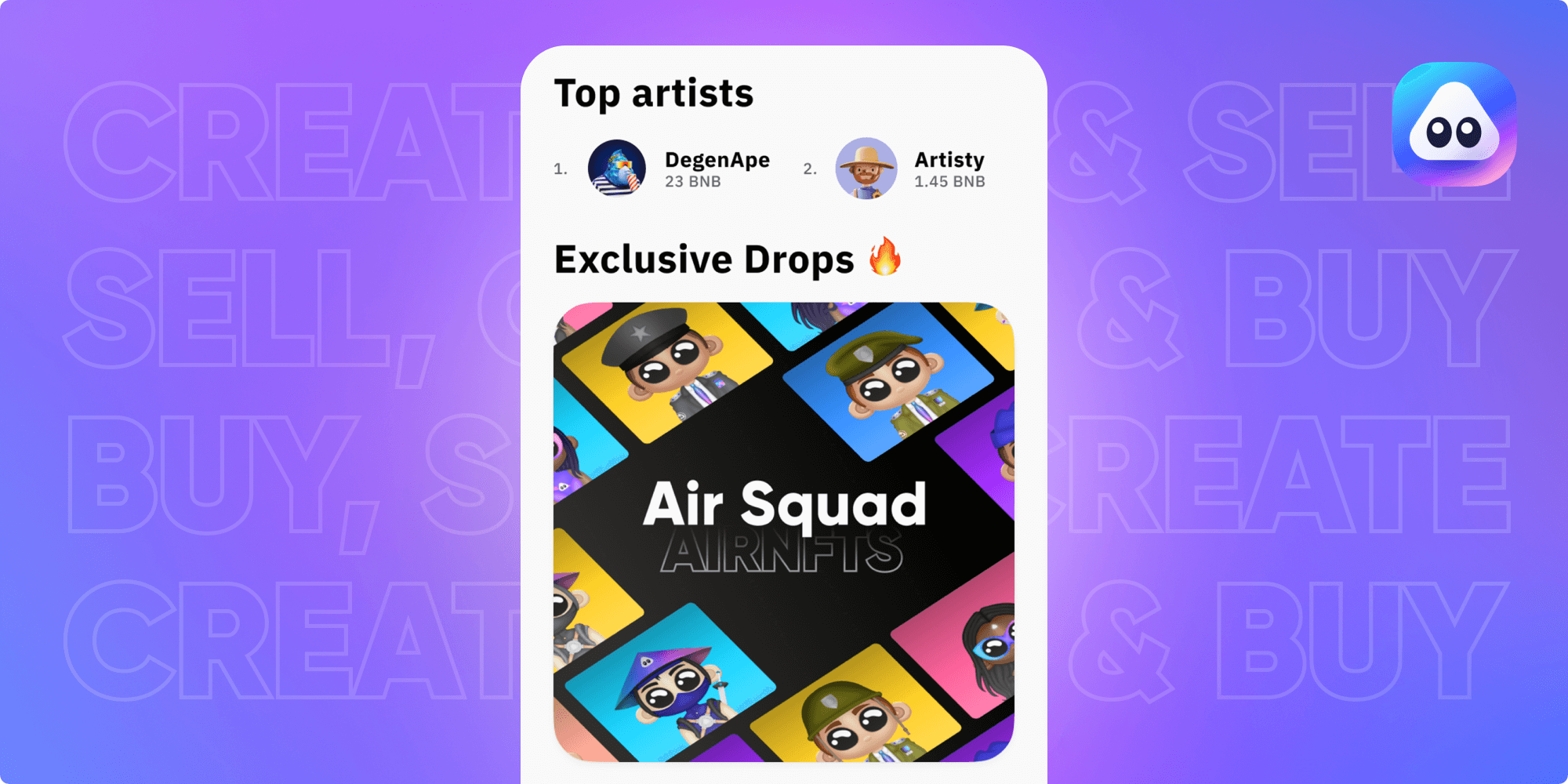AirNFTs landing page