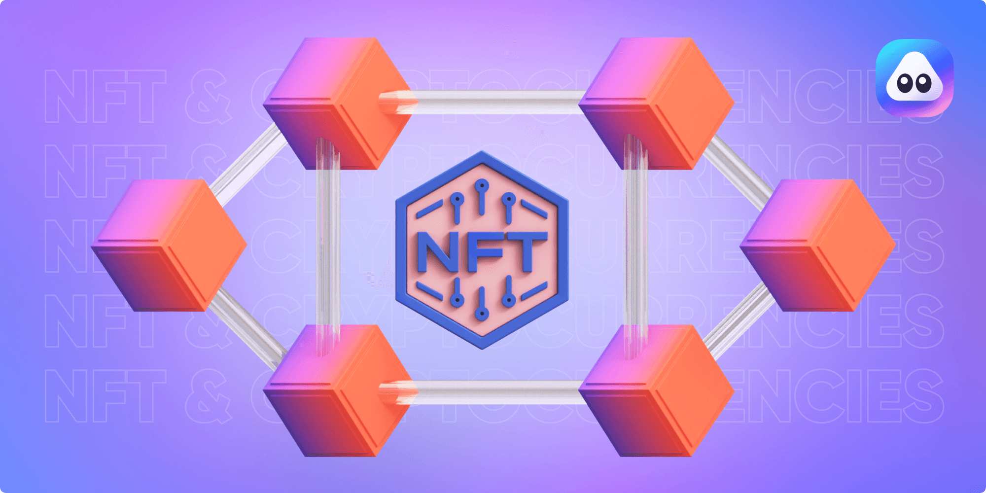 Illustration of the difference between NFTs and cryptocurrency