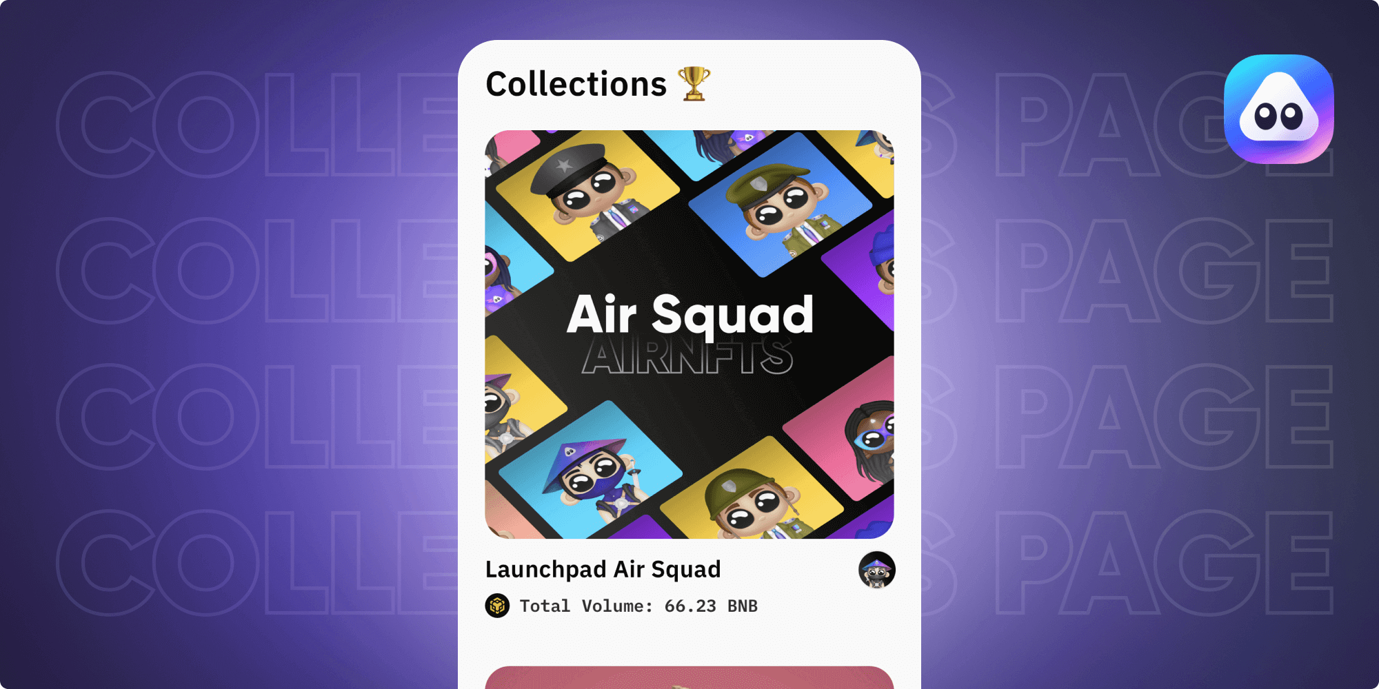 Airnfts Collections page
