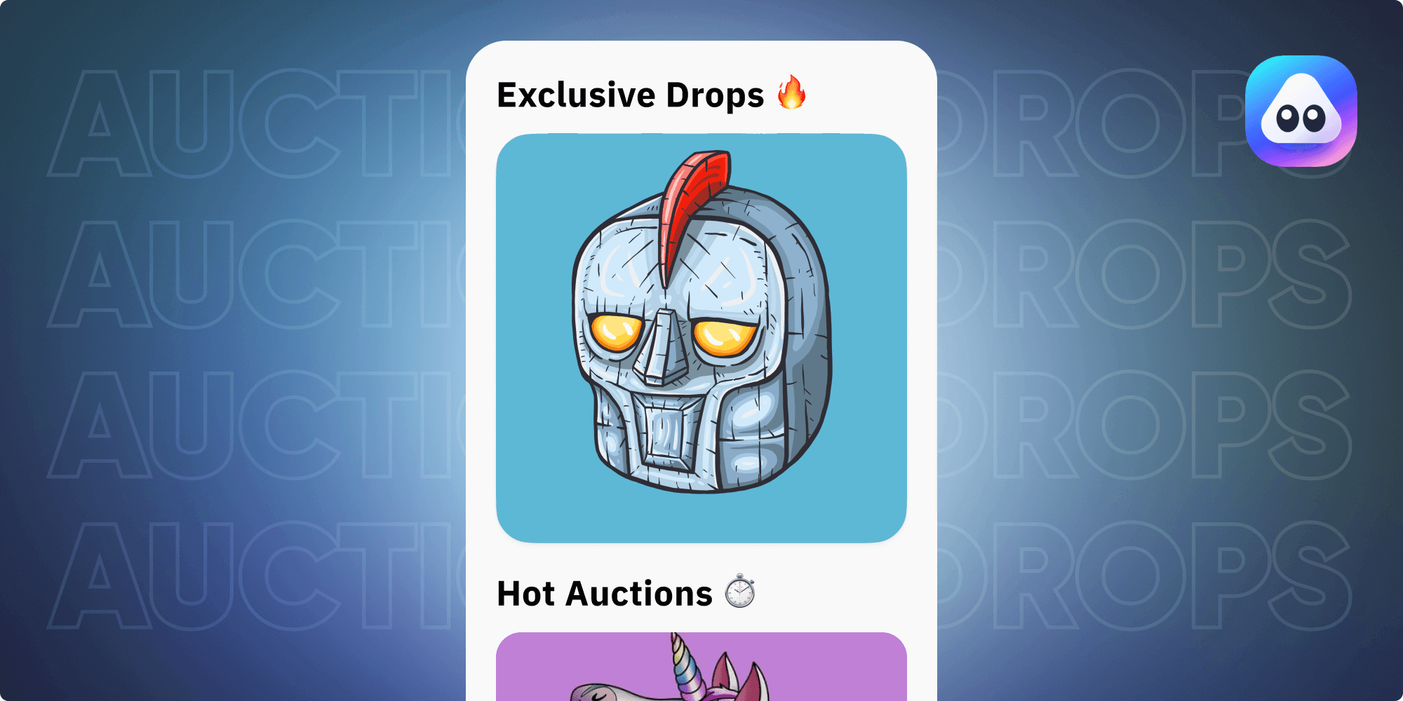 Airnfts Hot NFT Auctions page