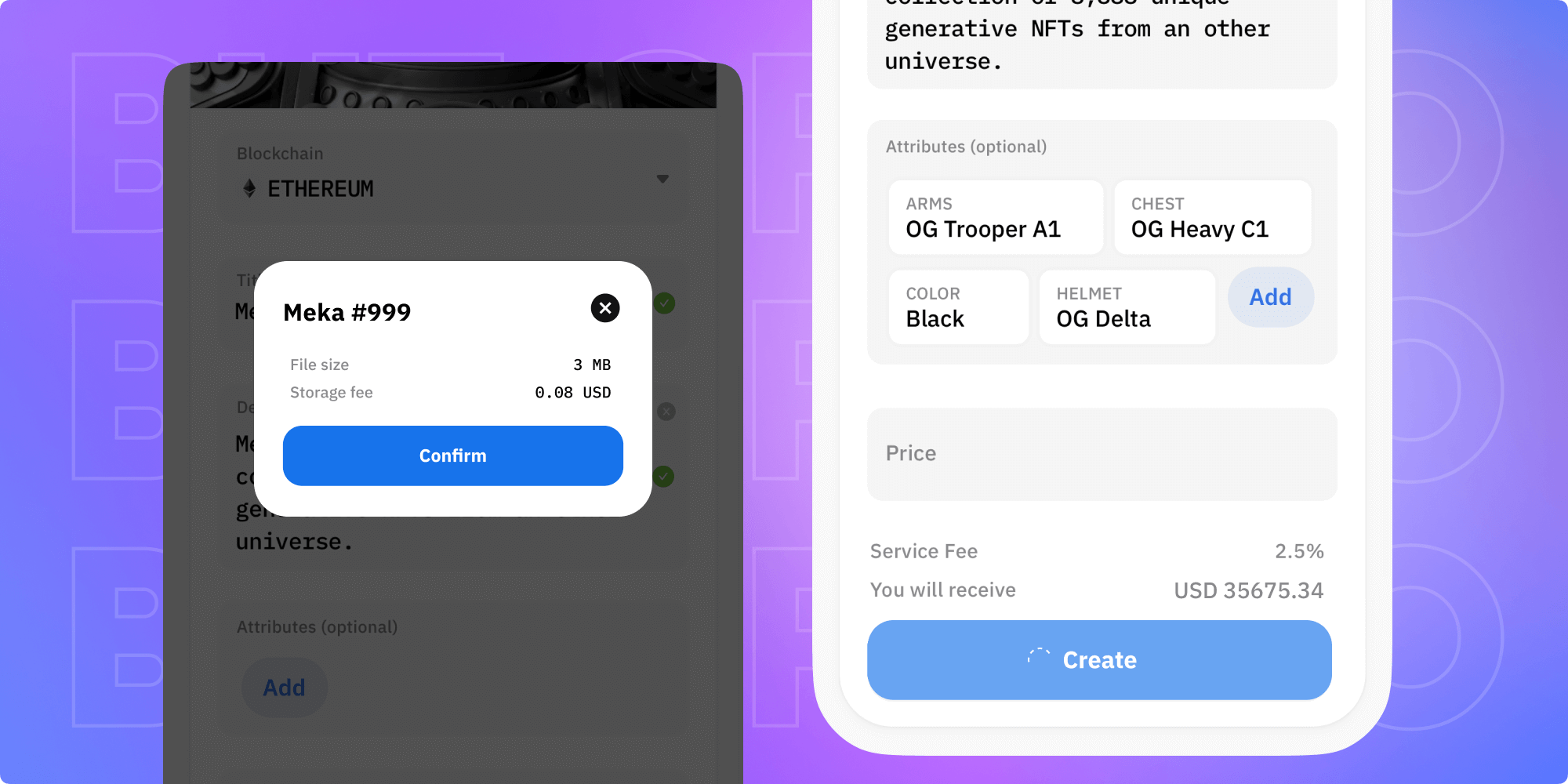 Create and sell Nft on AirNFTs : Step 5