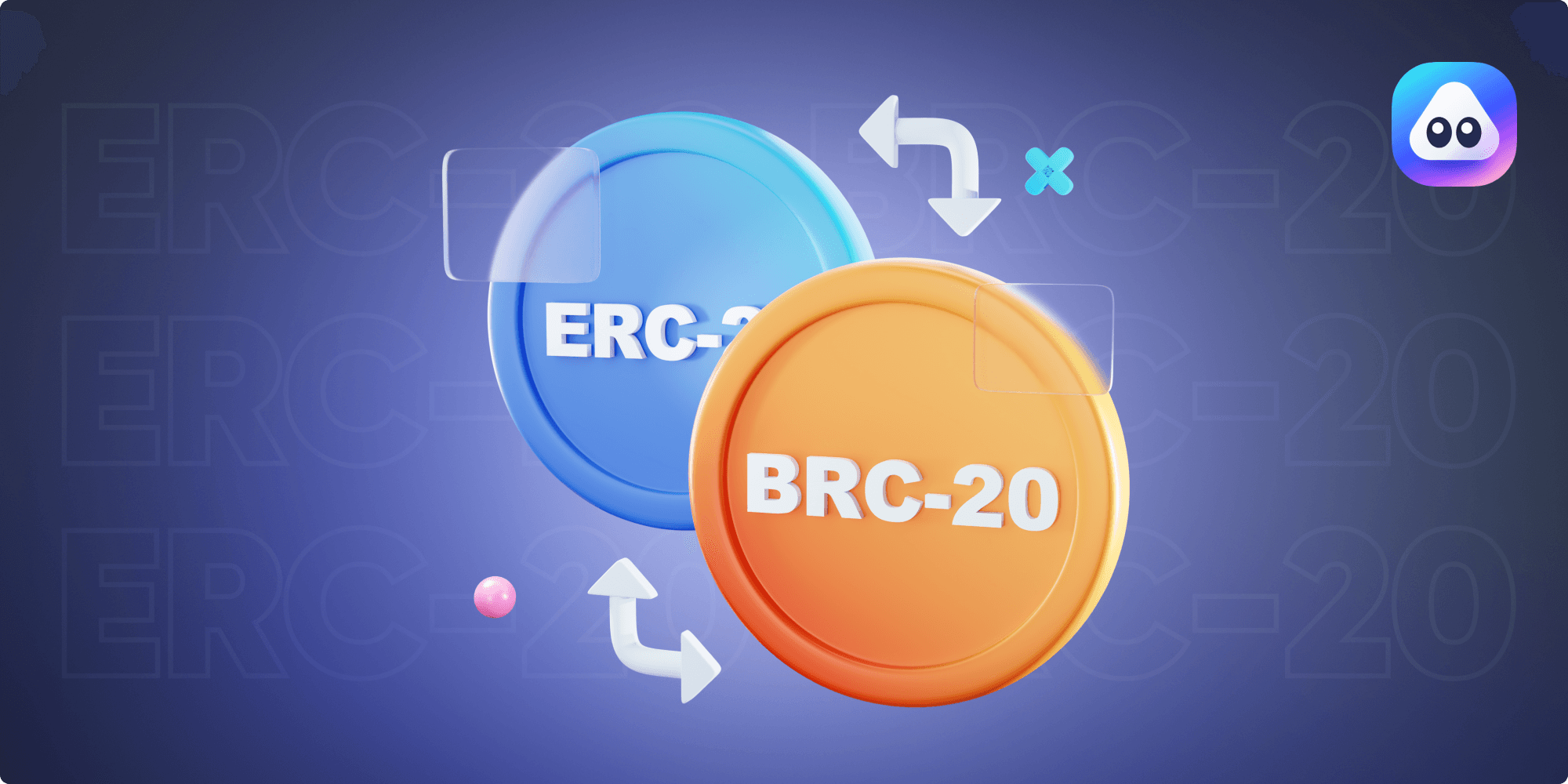 BRC-20 and ERC-20 tokens